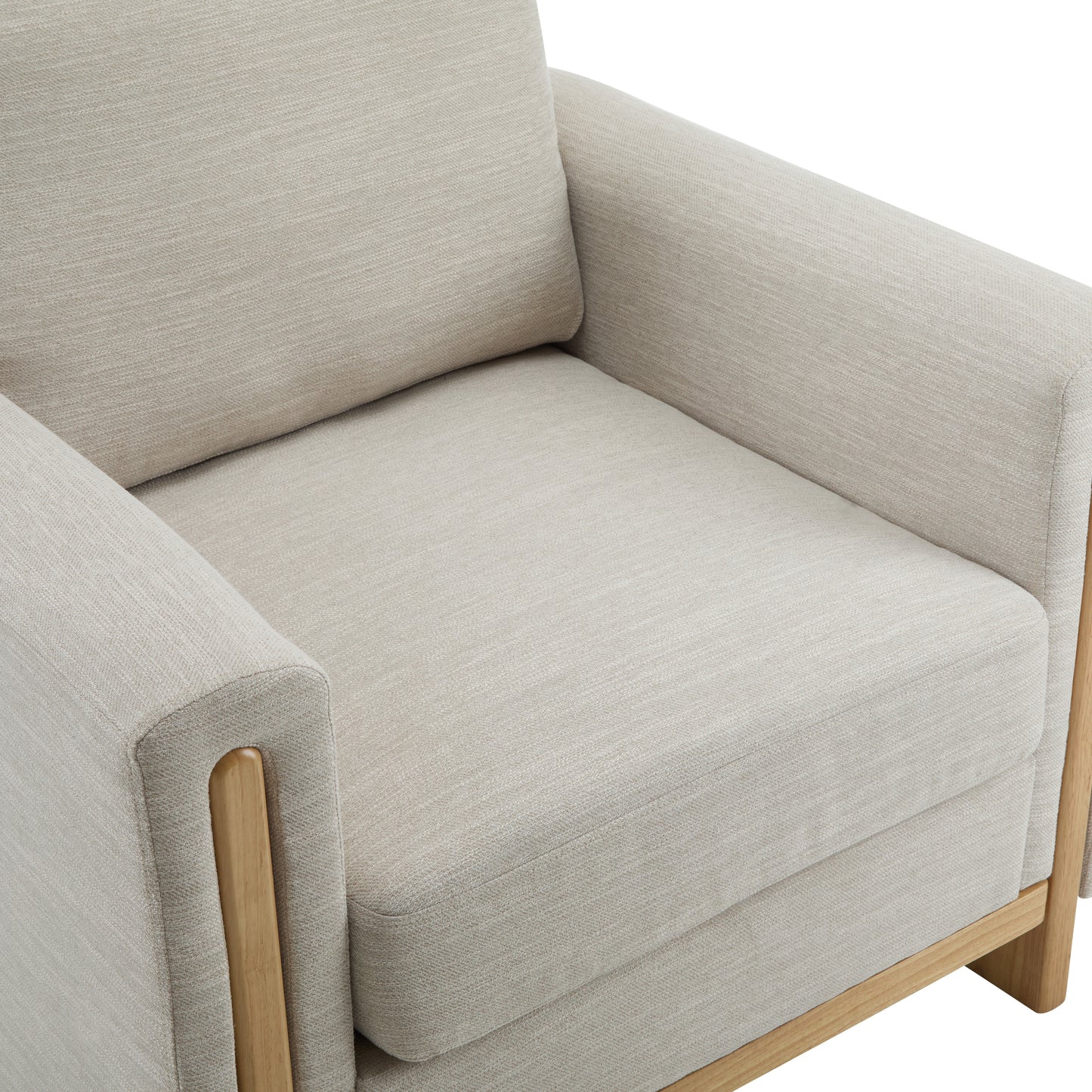 Alarics Modern Accent Arm Chair Upholstered Club Chair