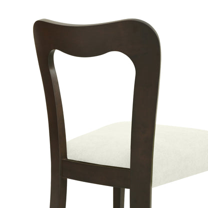 Revory Modern Upholstered Dining Chairs with Open Back,Set of 2