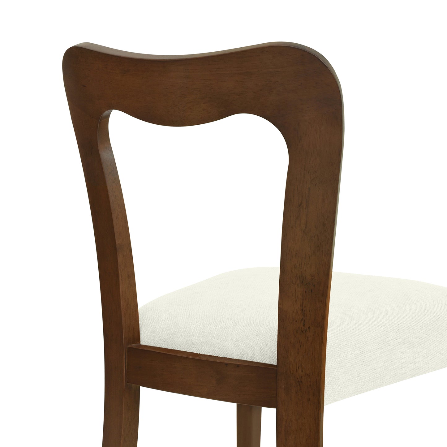 Revory Modern Upholstered Dining Chairs with Open Back,Set of 2