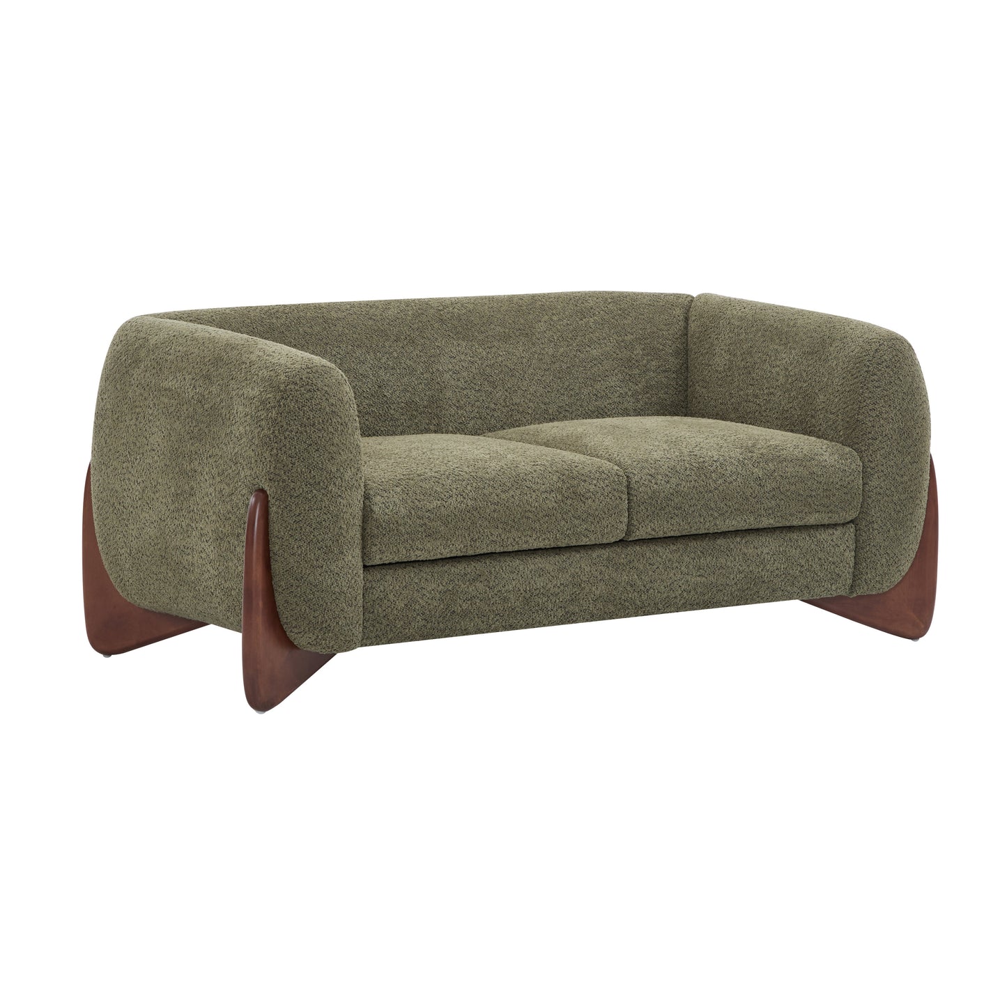 Amberlyn Modern Upholstered Loveseat
