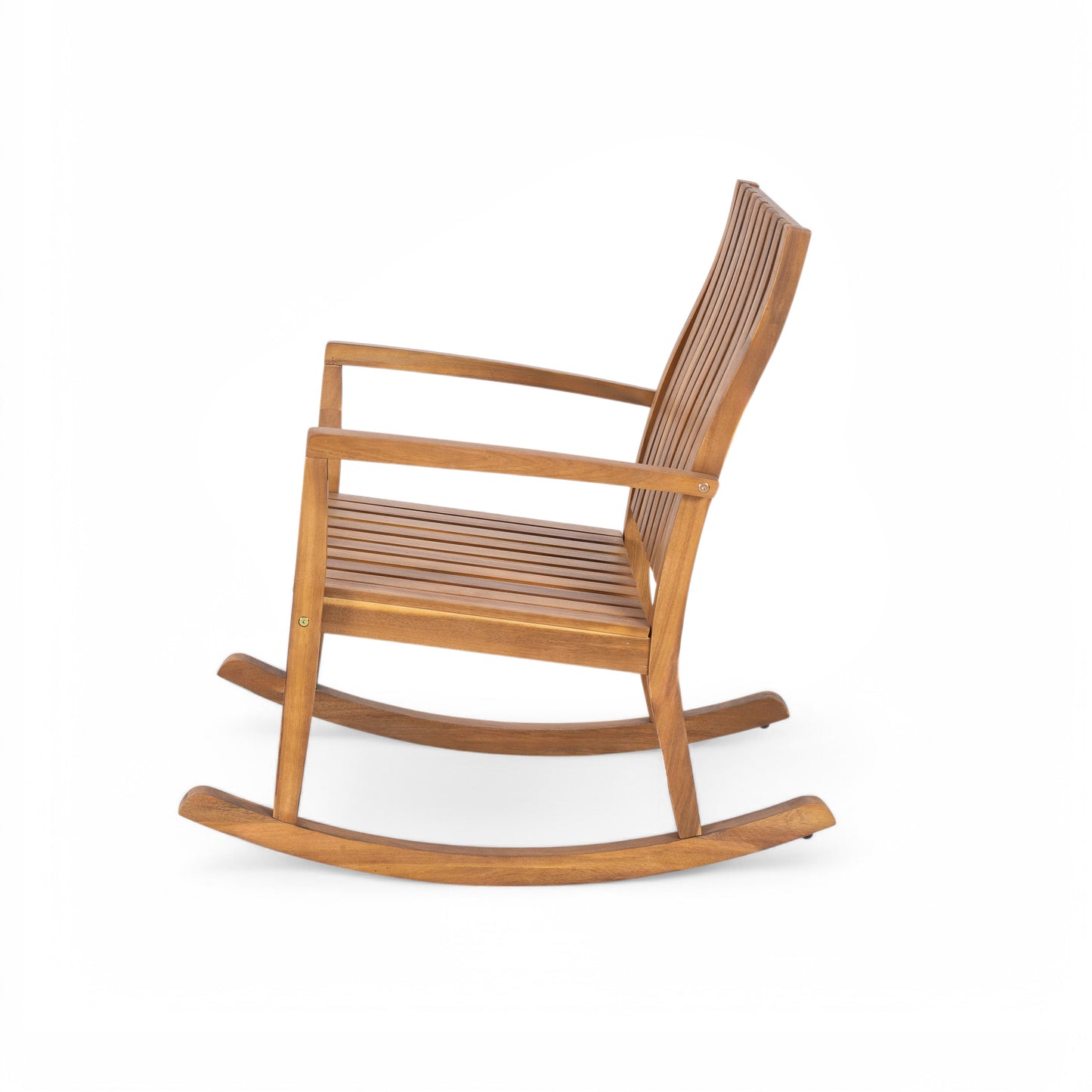 Deyric Outdoor Solid Wood Rocking Chair (Set of 2)