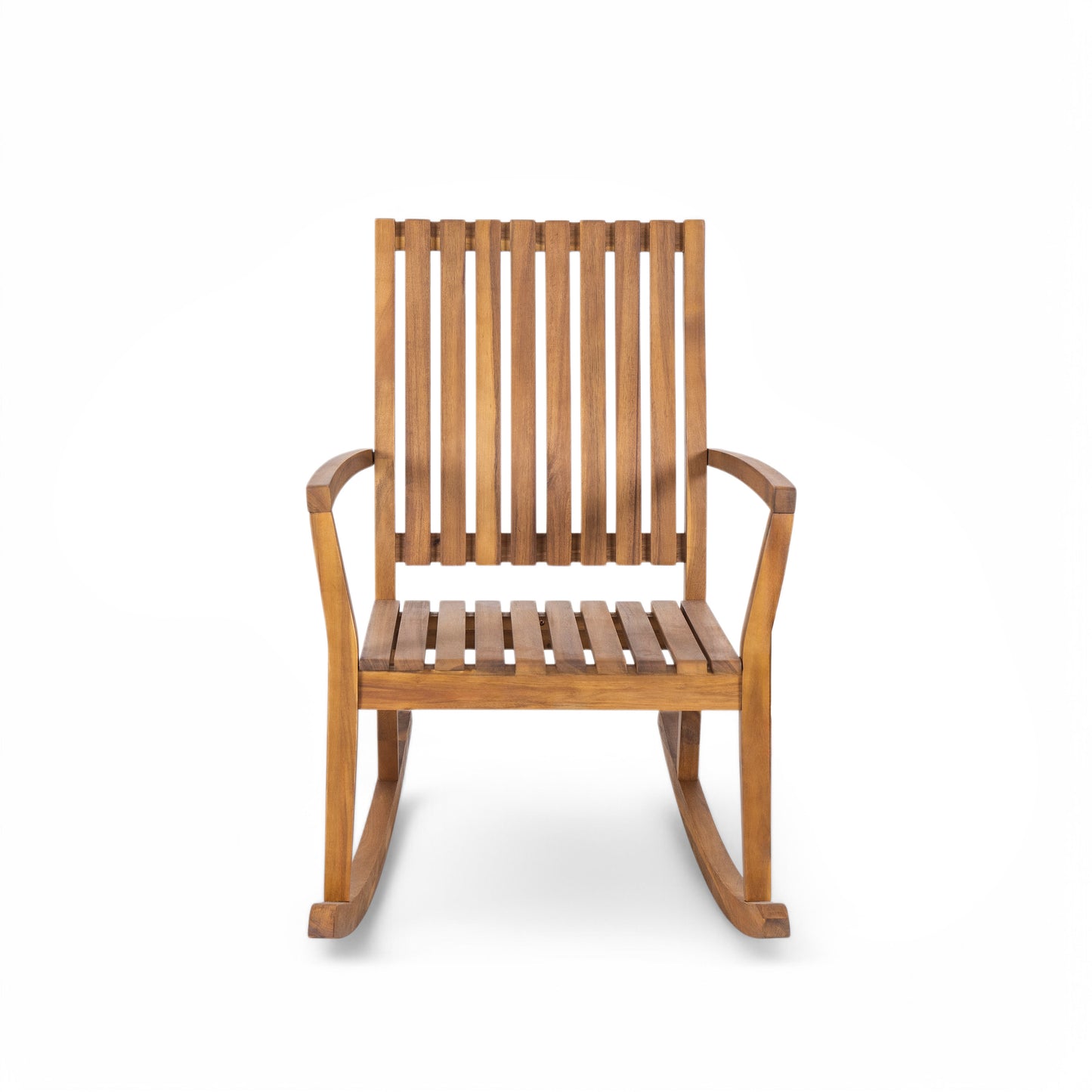 Deyric Outdoor Solid Wood Rocking Chair (Set of 2)