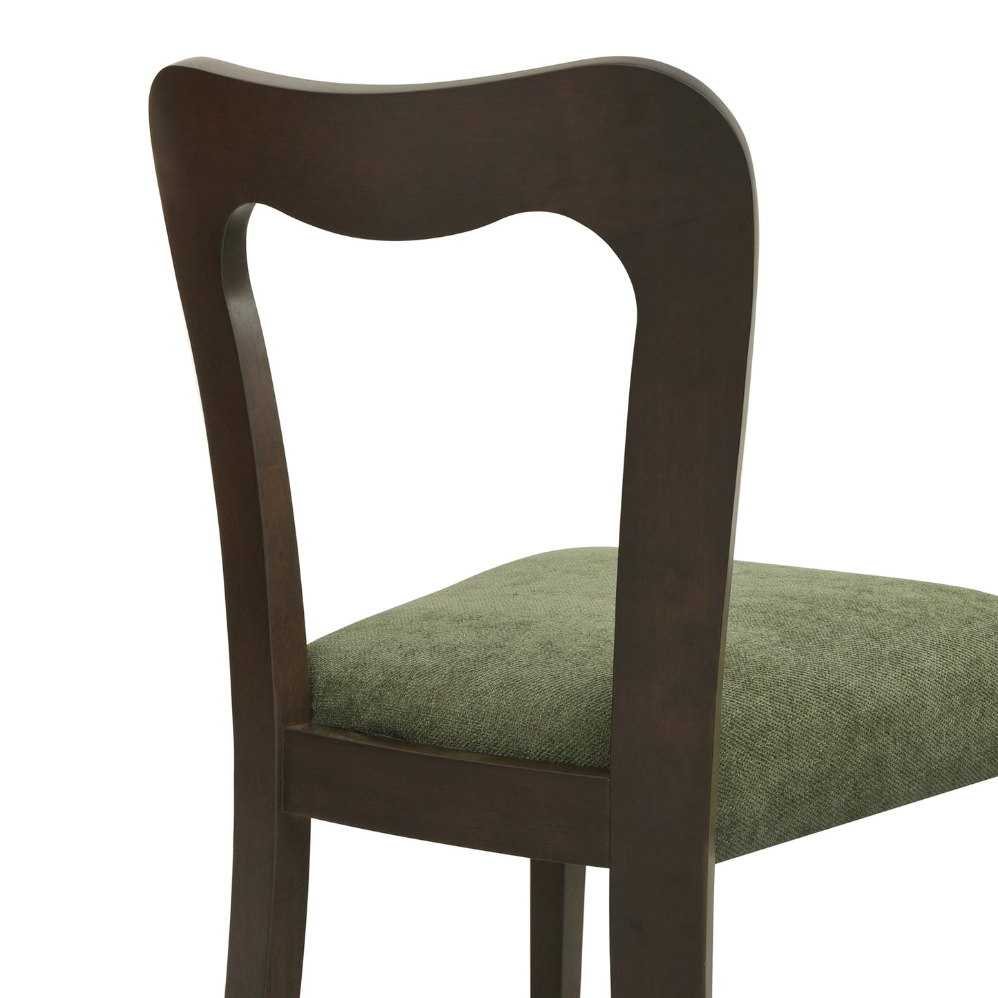 Revory Modern Upholstered Dining Chairs with Open Back,Set of 2