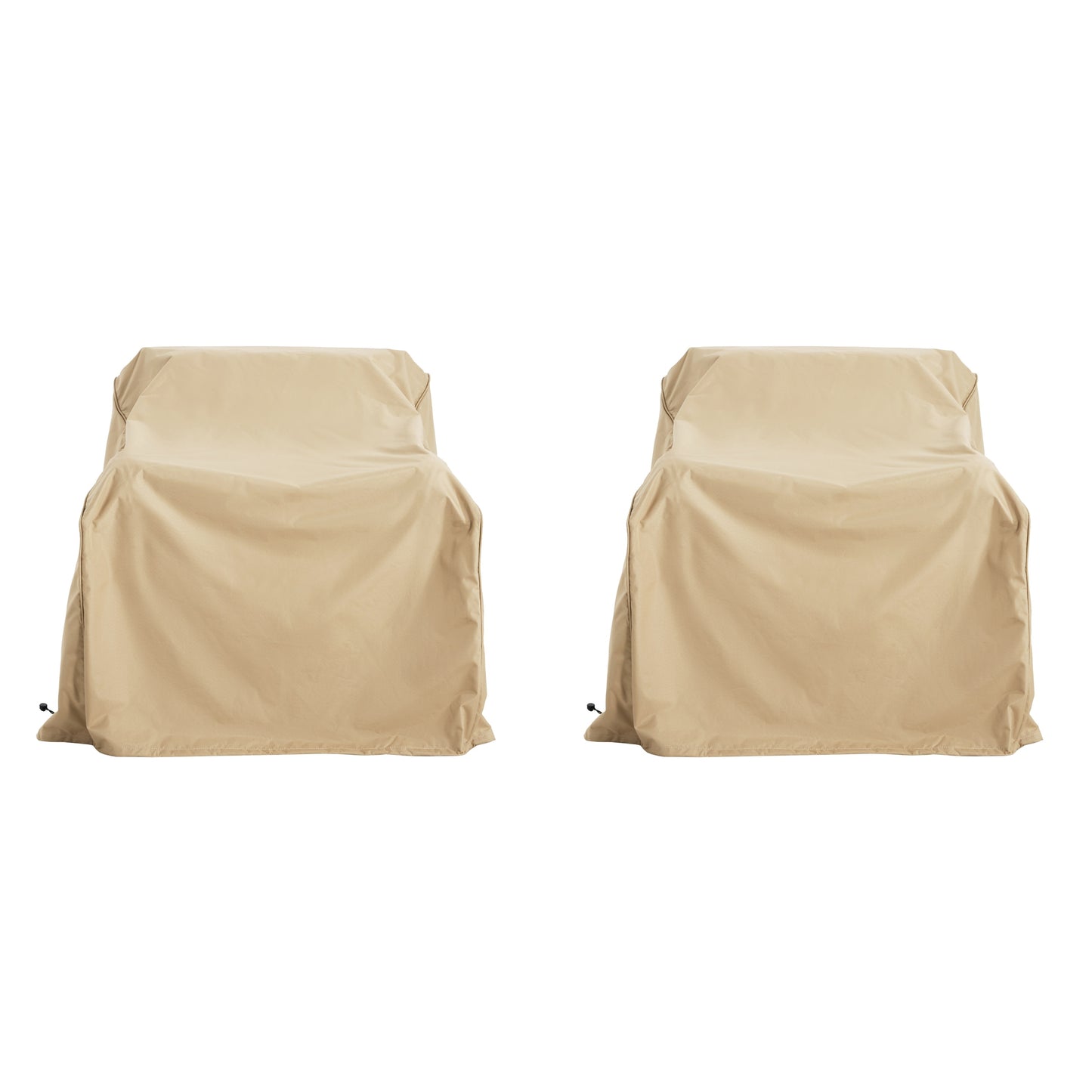 Eclate Sauqre Water Resistant Outdoor Patio Club Chair Covers, Set of 2