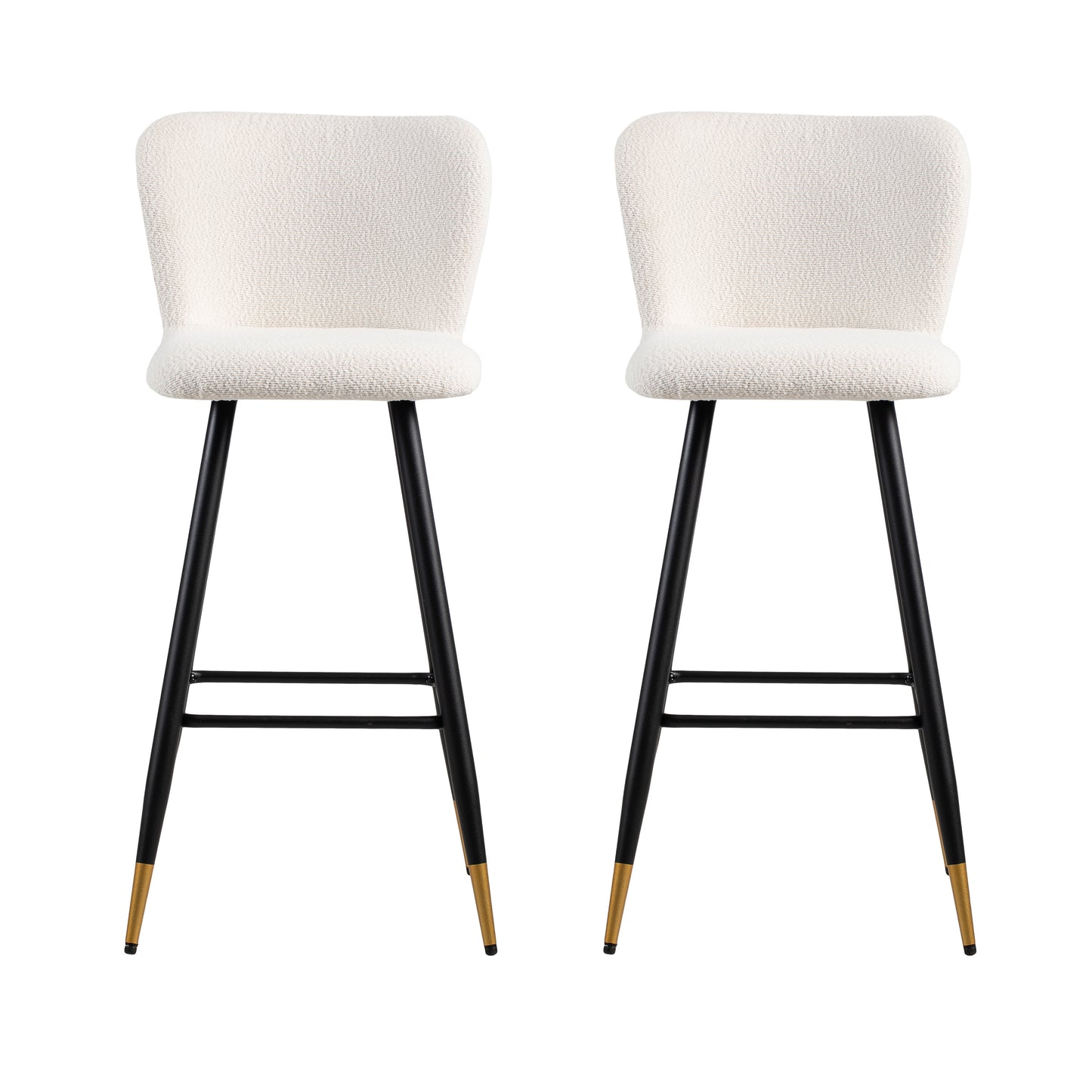 Orion Upholstered Bar Stools with Footrest