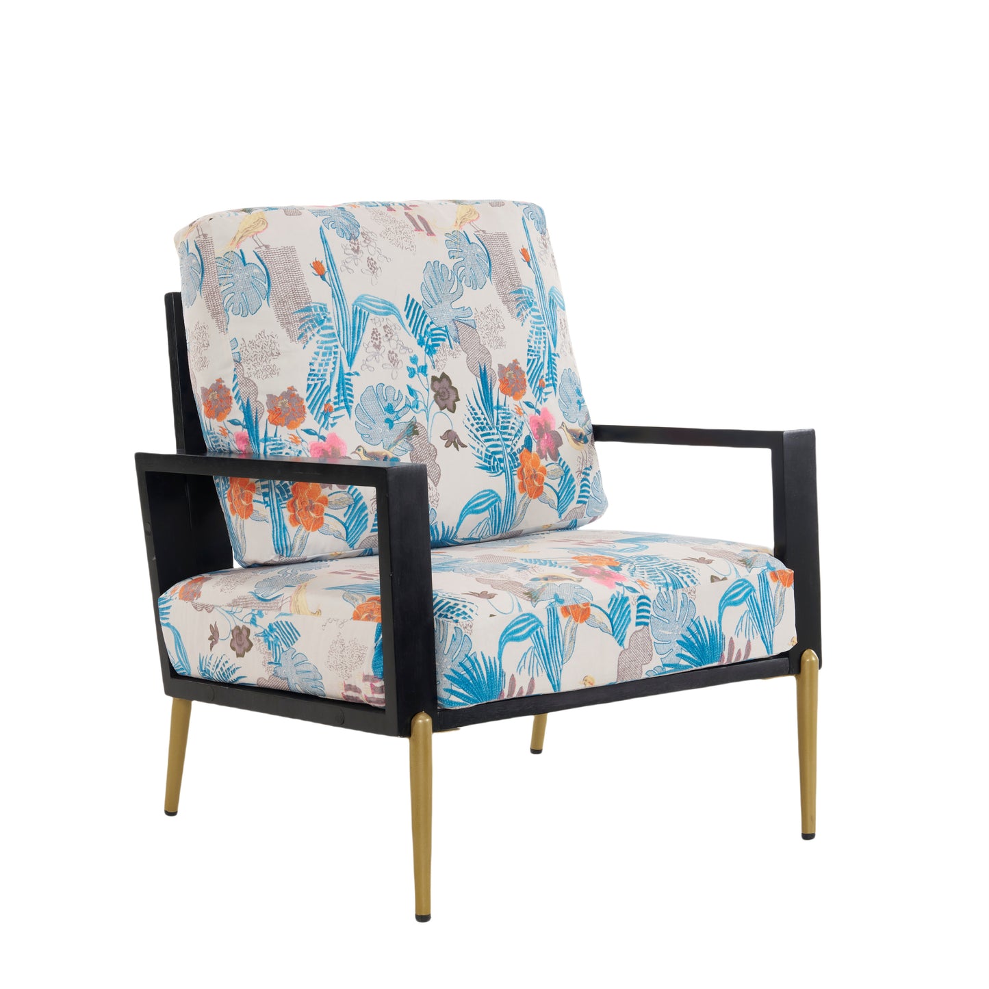 Hazeld Upholstered Velvet Accent Chair