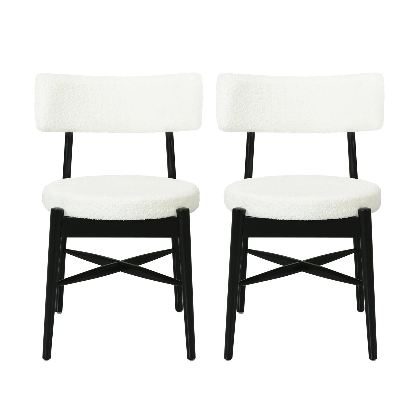 Celestee Modern Upholstered Dining Chairs, Set of 2