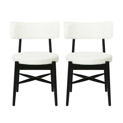 Celestee Modern Upholstered Dining Chairs, Set of 2