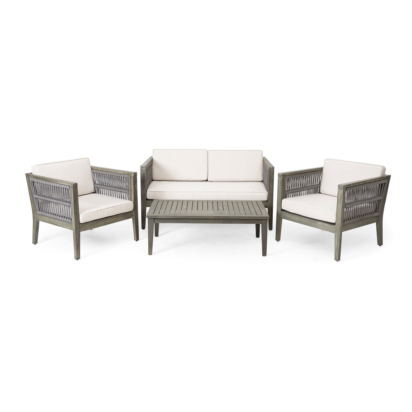 Rio Outdoor Acacia Wood Patio set