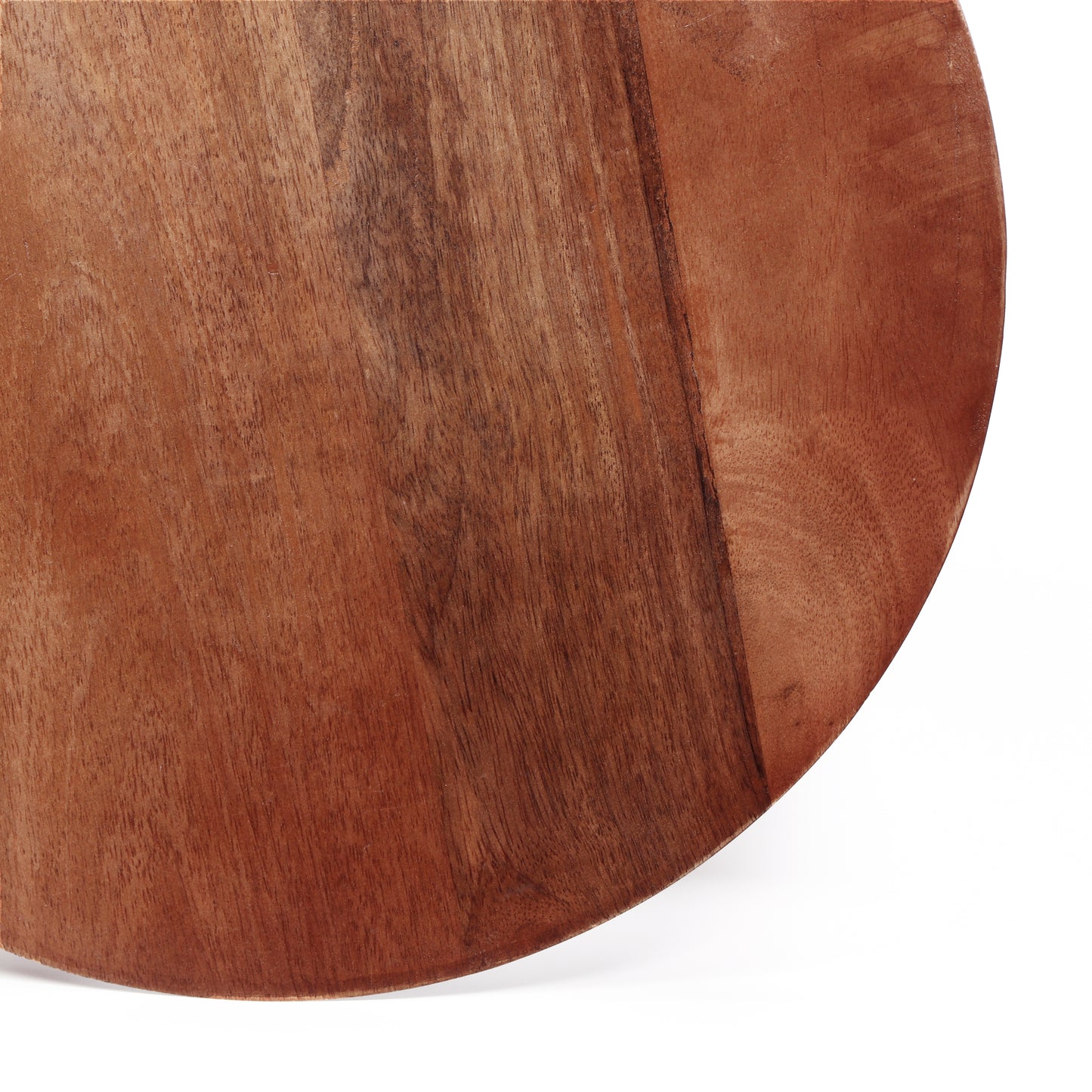 Tangelo Retro Round Mango Wood End Table