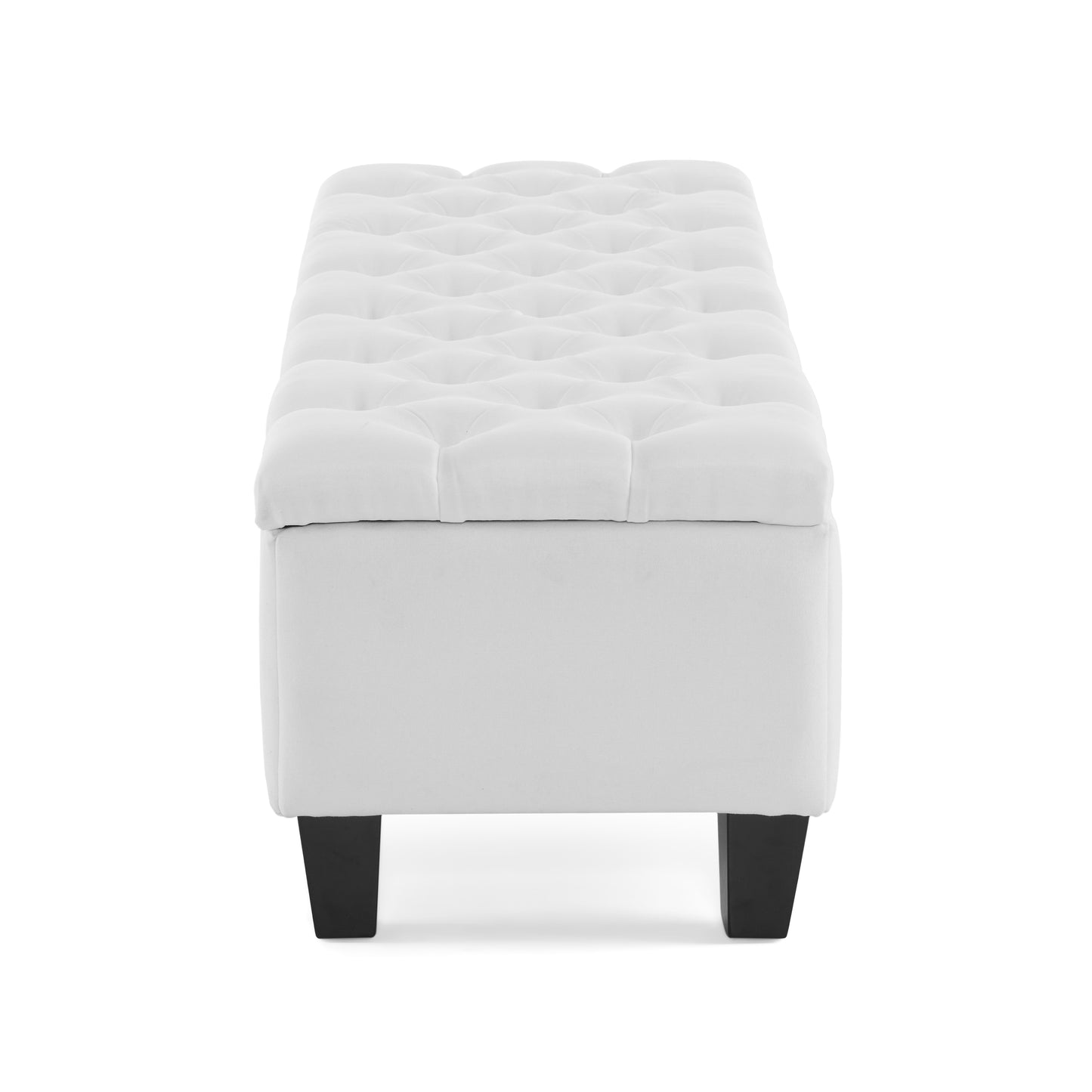 Noctiss Tufted Fabric Ottoman Bench