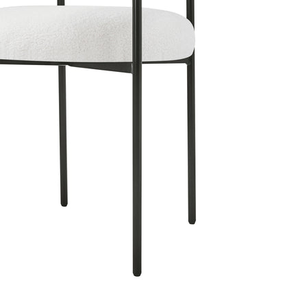 Jornic Modern Arm Upholstered Dining Chair