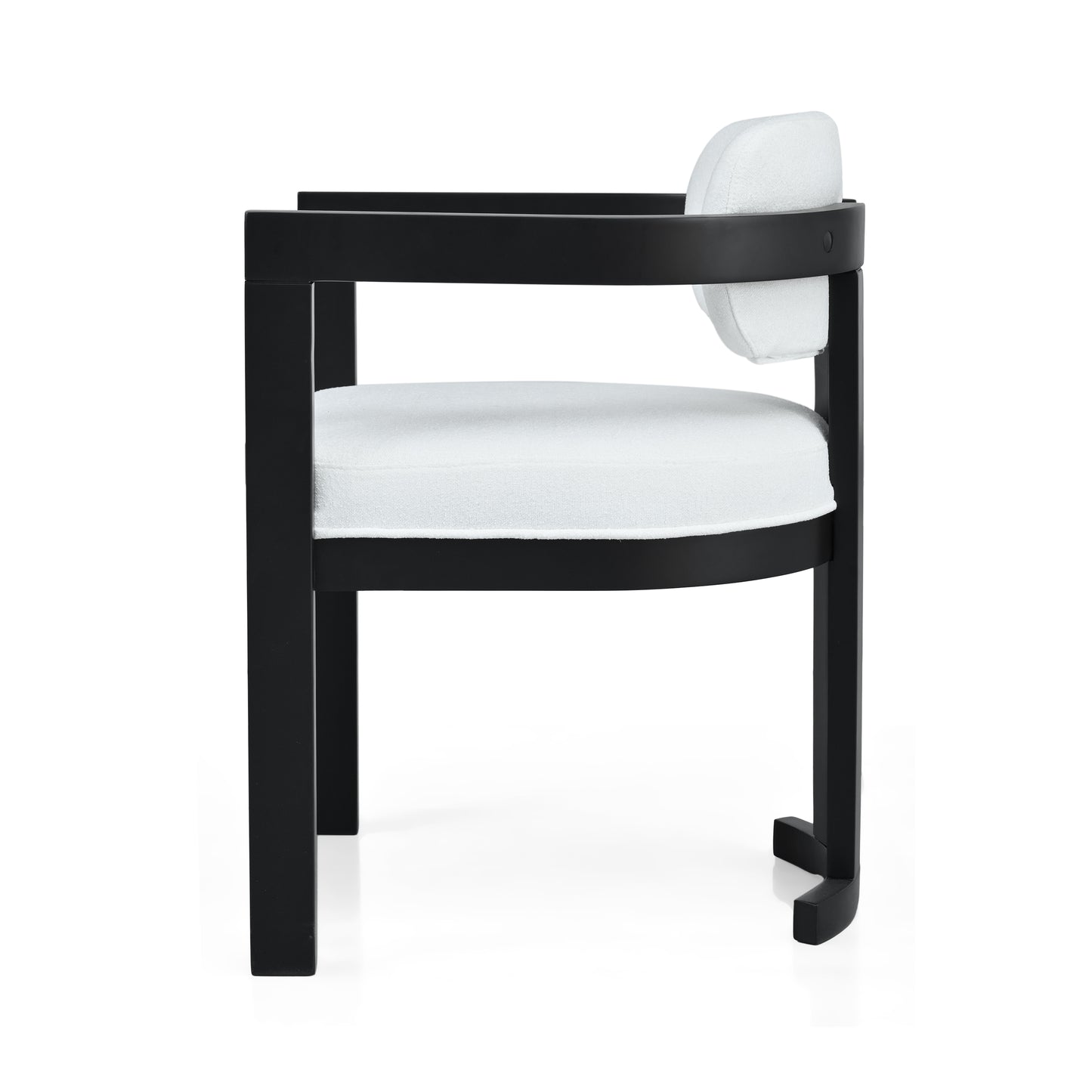 Elow Modern C-Shaped End Table