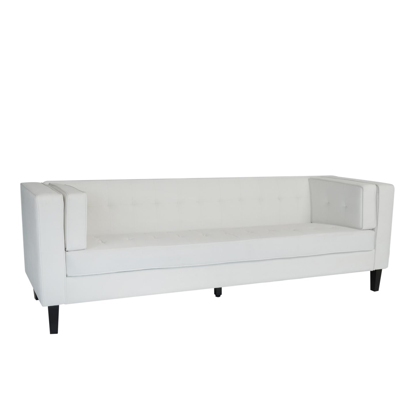 Sororia Velvet 3-Seater Low Profile Sofa