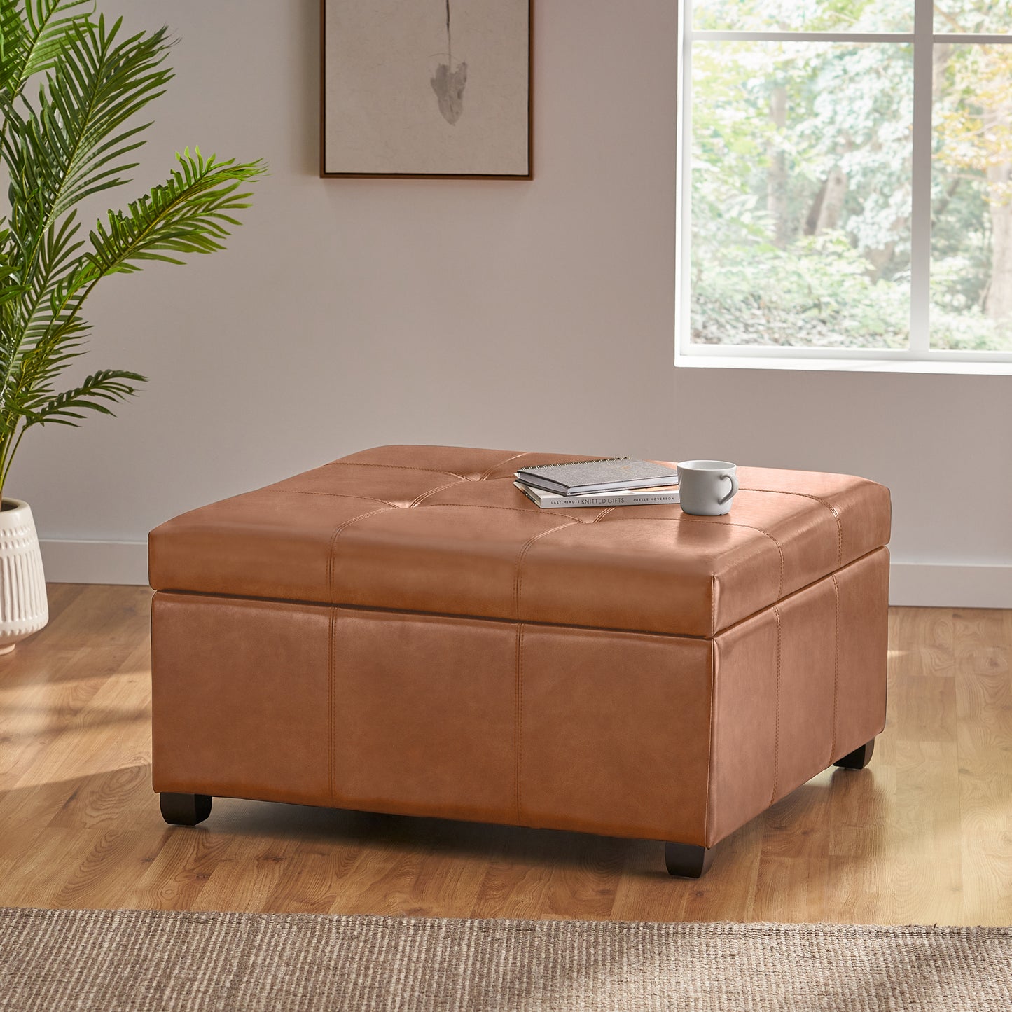 Kwesi Upholstered Storage Ottoman