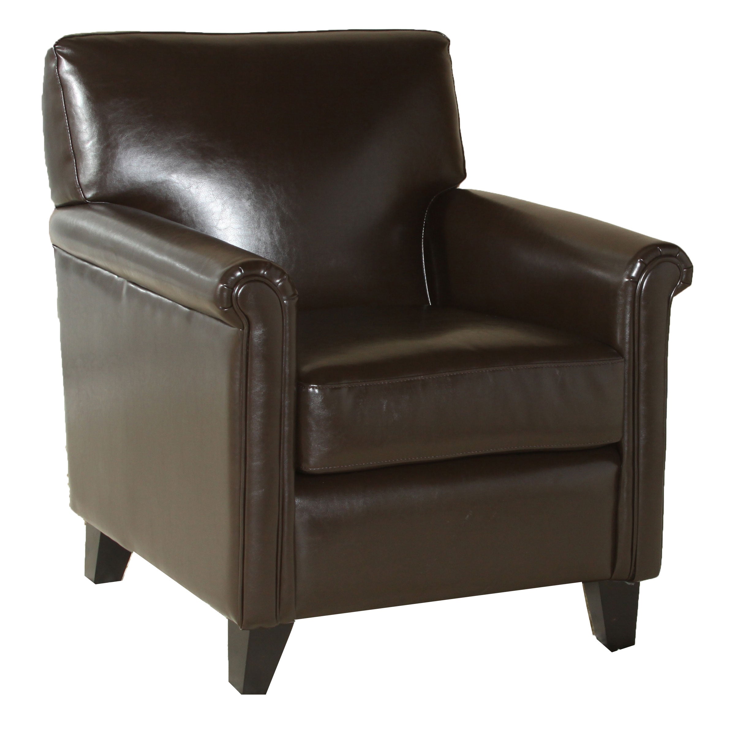 Classic leather deals club chair