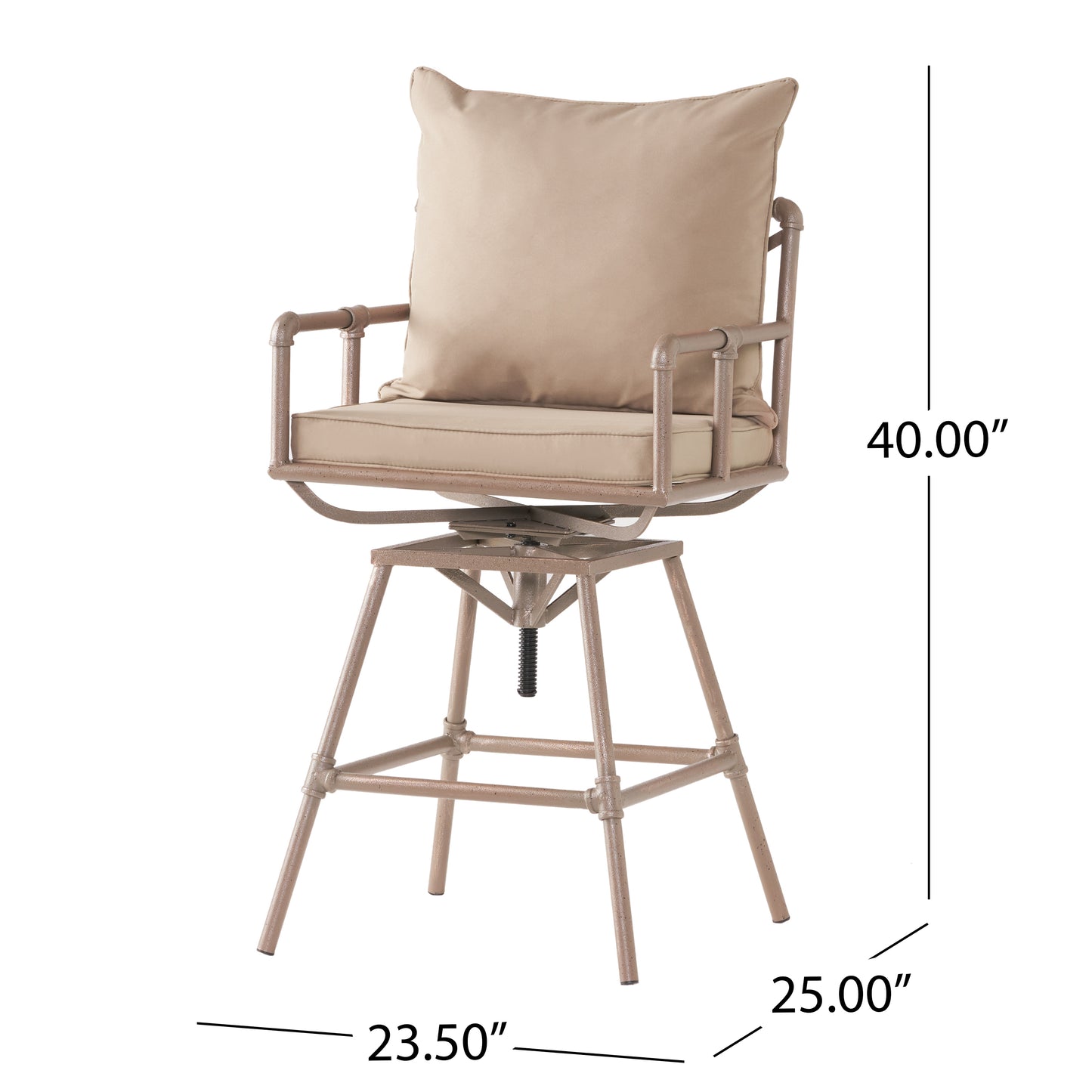 Tallahassee Outdoor Adjustable Barstool