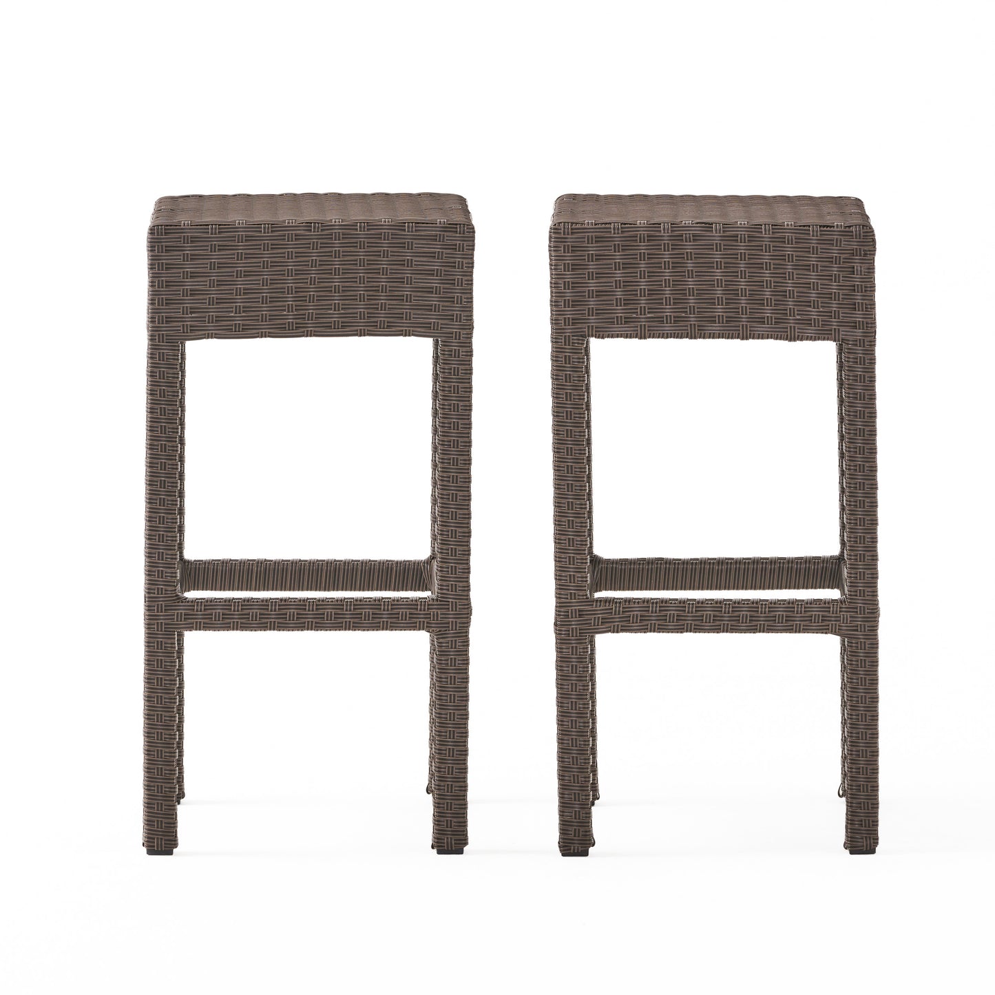 Rudolfo 28-Inch Outdoor Backless Bar Stools (Set of 2)