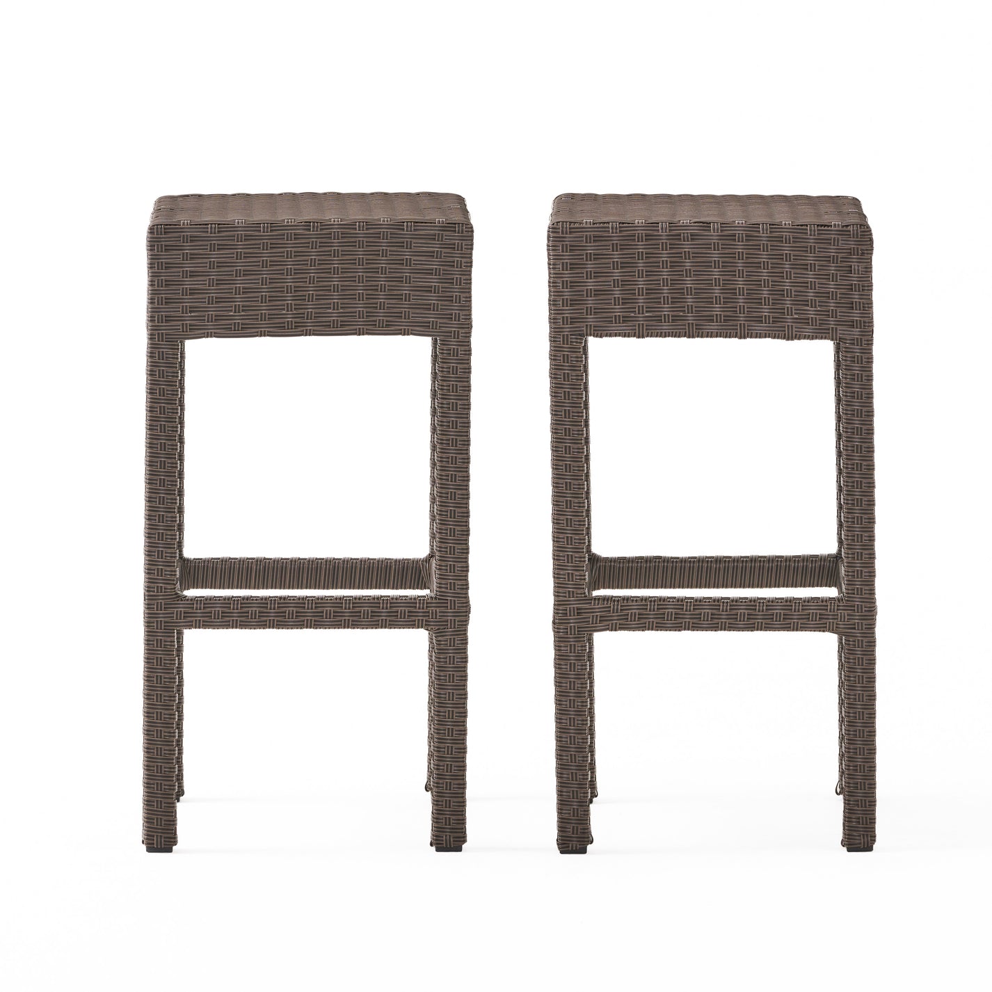 Rudolfo 28-Inch Outdoor Backless Bar Stools (Set of 2) – GDFStudio