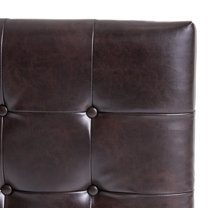 Lucca Tufted Bonded Leather King/Cal King Headboard