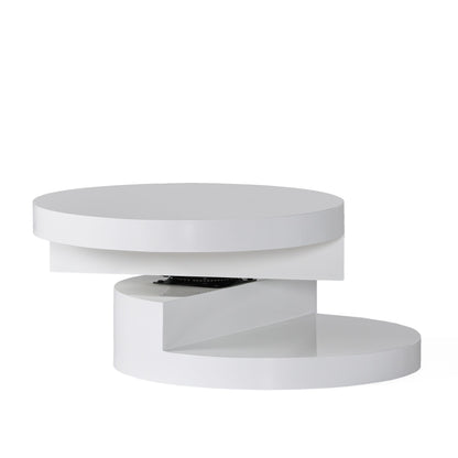 Emerson Small Circular Mod Swivel Coffee Table