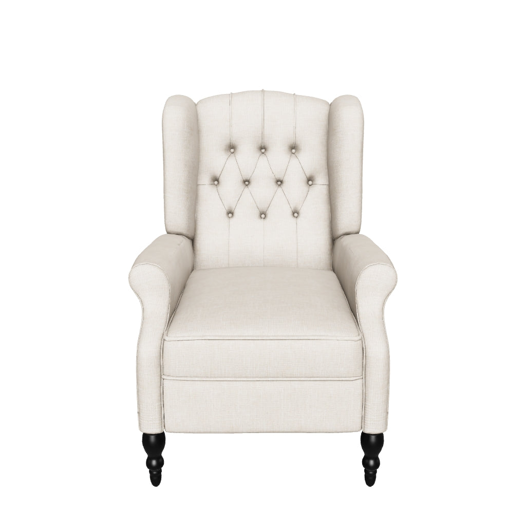 Elizabeth tufted best sale back recliner