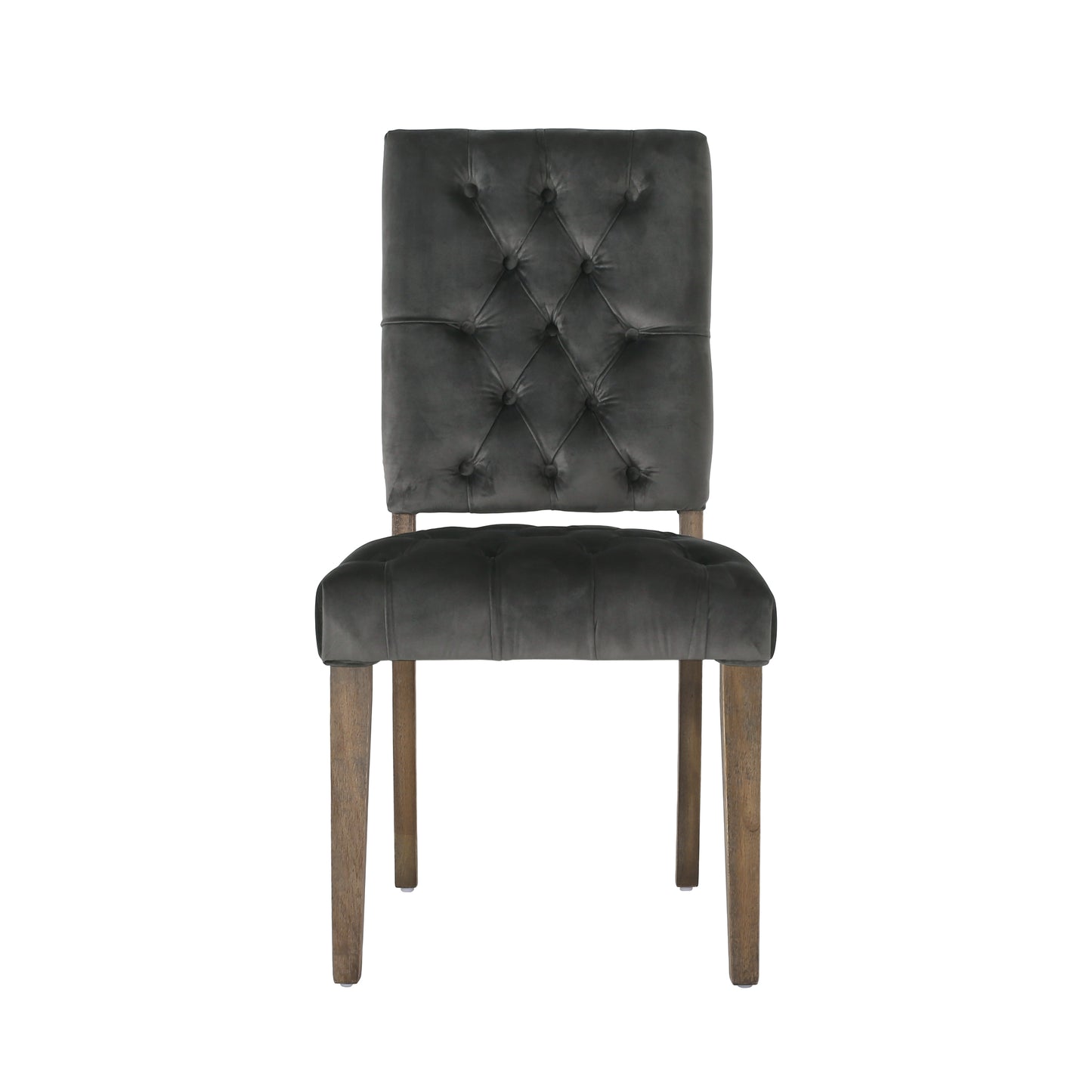 Myrtle Contemporary Velvet Tufted Dining Chairs (Set of 2)