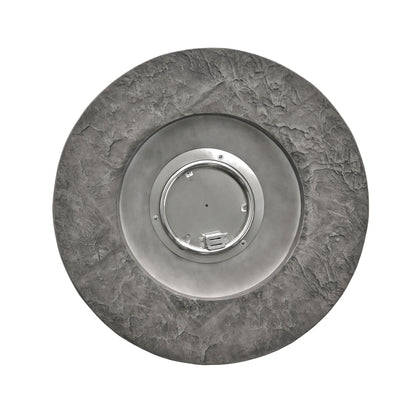 Blomgren 32-inch Stone Circular MGO Fire Pit With Grey Top - 40,000 BTU