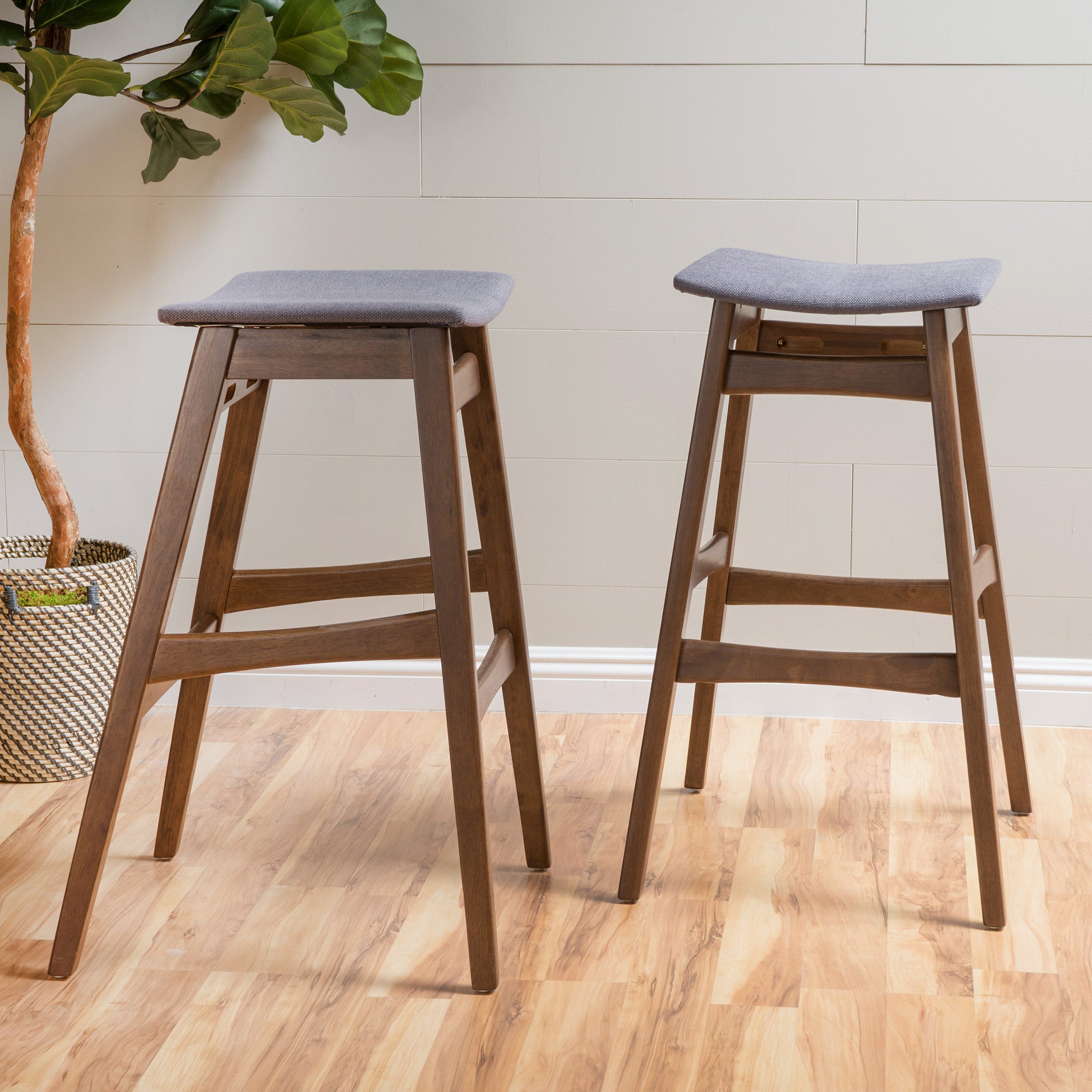 Oster Mid Century Design 30 Inch Bar Stools Set of 2