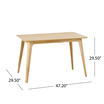 Keiko Mid Century Modern Wood Dining Table