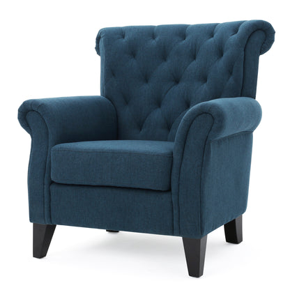 Solvang Contemporary Fabric Tufted Chair