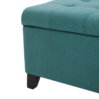 Sterling Fabric Tufted Storage Ottoman