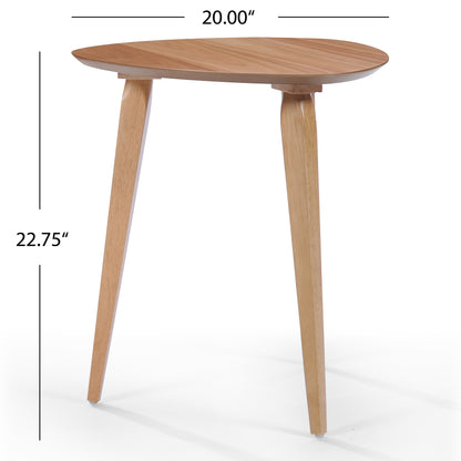 Finnian Modernistic Designed Wood Finish End Table