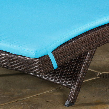 Soleil Outdoor Water Resistant Chaise Lounge Cushion