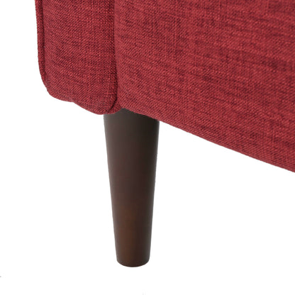 Mason Mid-Century Modern Tufted Back Fabric Recliner