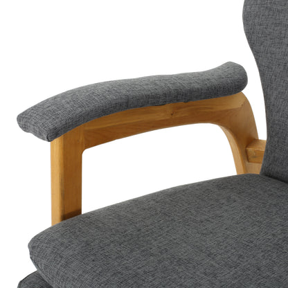 Whitman Mid Century Fabric Rocking Chair