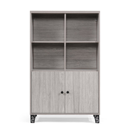 Justina Mid Century Modern Shelf Cabinet