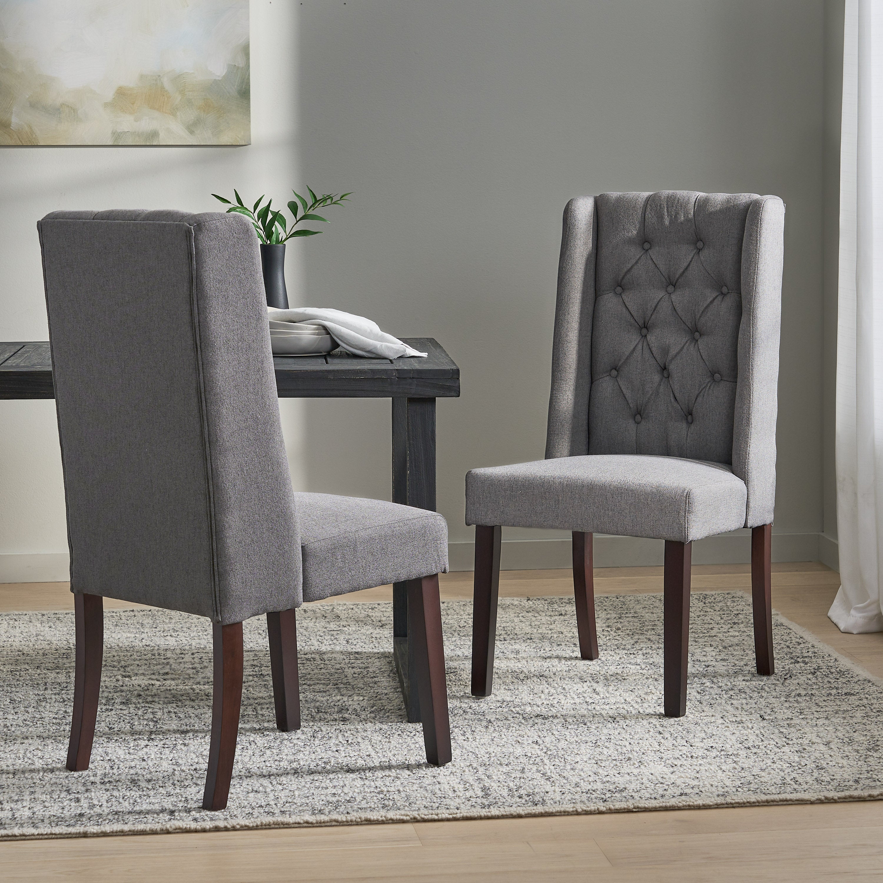 Tall back dining online room chairs