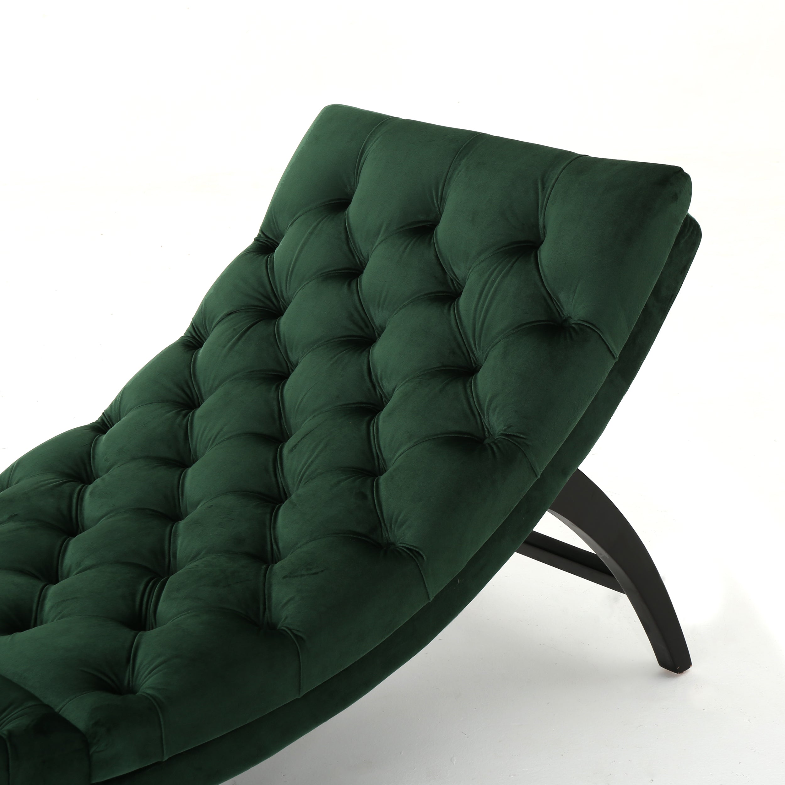 Emerald green chaise lounge hot sale