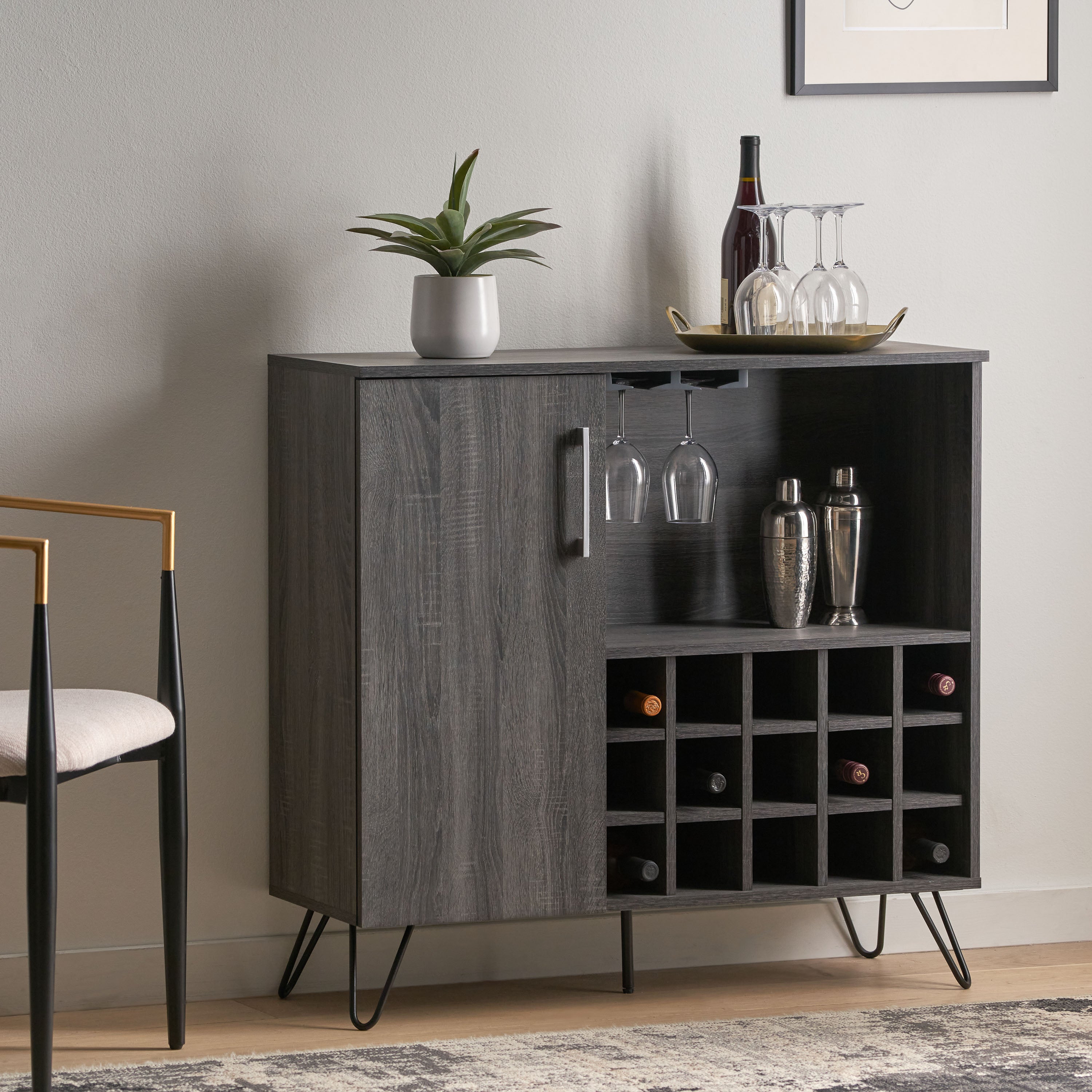 Wine discount bar sideboard