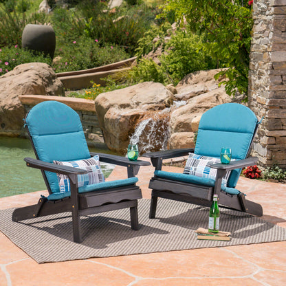 Terry Outdoor Water-Resistant Adirondack Chair Cushions