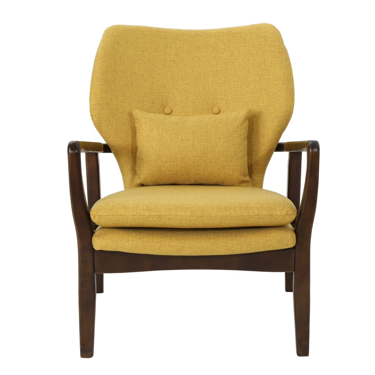 Ventura Mid Century Modern Fabric Club Chair