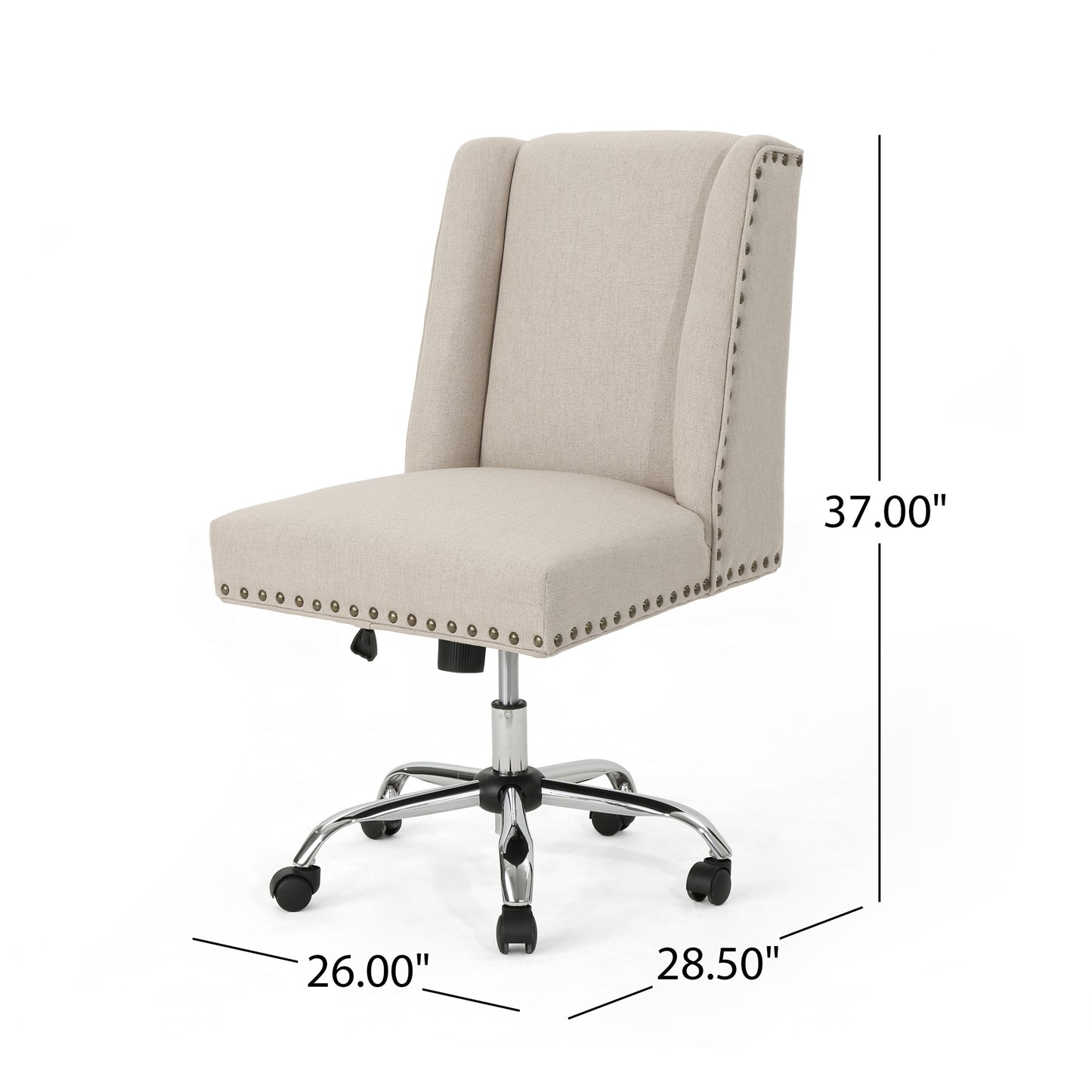 Quentin Home Office Fabric Desk Chair