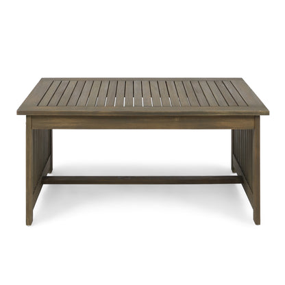 Grace Outdoor Acacia Wood Coffee Table