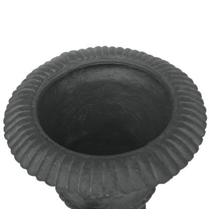 Joa Chalice Garden Urn Planter, Roman, Botanical, Lightweight Concrete