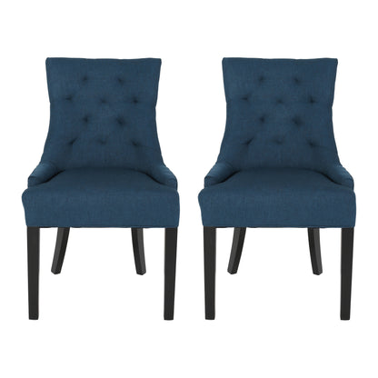 Maggie Contemporary Tufted Dining Chairs, Set of 2