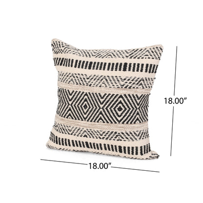 Tannen Boho Cotton Pillow Cover (Set of 2)