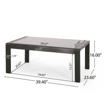 Gadd Outdoor Aluminum Loveseat and Coffee Table Set