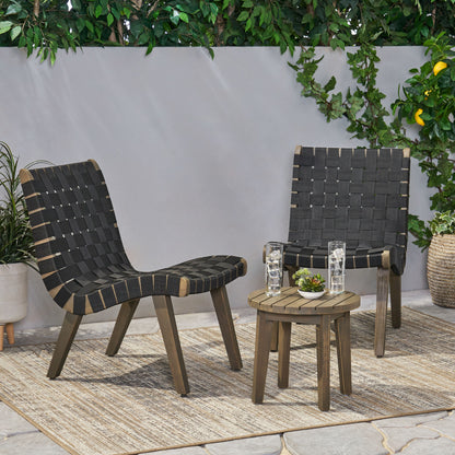 Ocilla Outdoor Rope Weave Chat Set