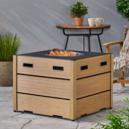 Suches Archie Outdoor 40,000 BTU Square Fire Pit